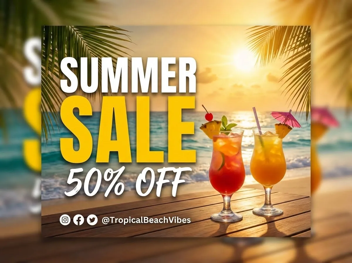 Marketing image layout